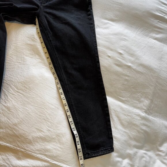 Silver High Note Skinny Jeans in Black Size 16 - Picture 9 of 9